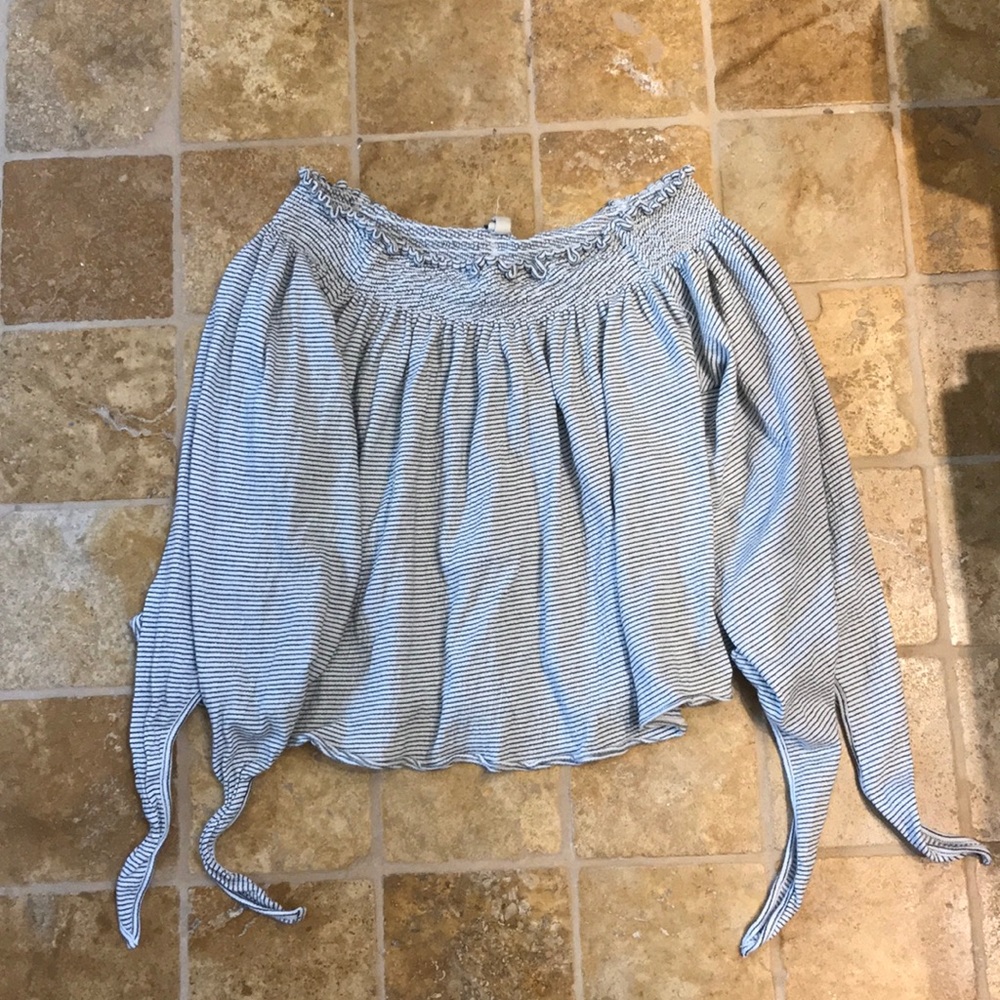 Free People off the shoulder long sleeve